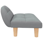 Dog Bed Light Grey 70x52x30 cm Fabric