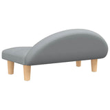 Dog Bed Light Grey 70x52x30 cm Fabric - 45-Degree Angle