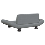 Dog Bed Light Grey 70x45x28 cm Fabric - 45-Degree Angle
