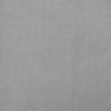 Dog Bed Light Grey 70x48x22 cm Velvet - Rear View