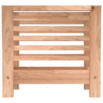 Magazine Rack 40x26.5x38.5 cm Solid Wood Walnut