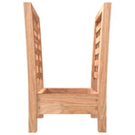 Magazine Rack 40x26.5x38.5 cm Solid Wood Walnut
