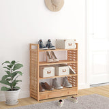 Shoe Rack with Drawer 70x27x81 cm Solid Wood Walnut
