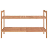 Shoe Rack 69x27x41 cm Solid Wood Walnut