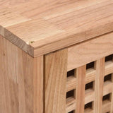Wall Cabinet 42x18x42 cm Solid Wood Walnut