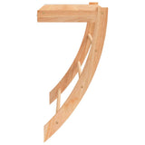 Towel Rack 60x25.5x49 cm Solid Wood Walnut - Top-Down View