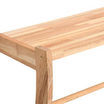 Towel Rack 60x25.5x49 cm Solid Wood Walnut