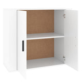 Sideboard White 80x33x70 cm Engineered Wood - Top-Down View