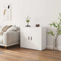 Sideboard White 80x33x70 cm Engineered Wood