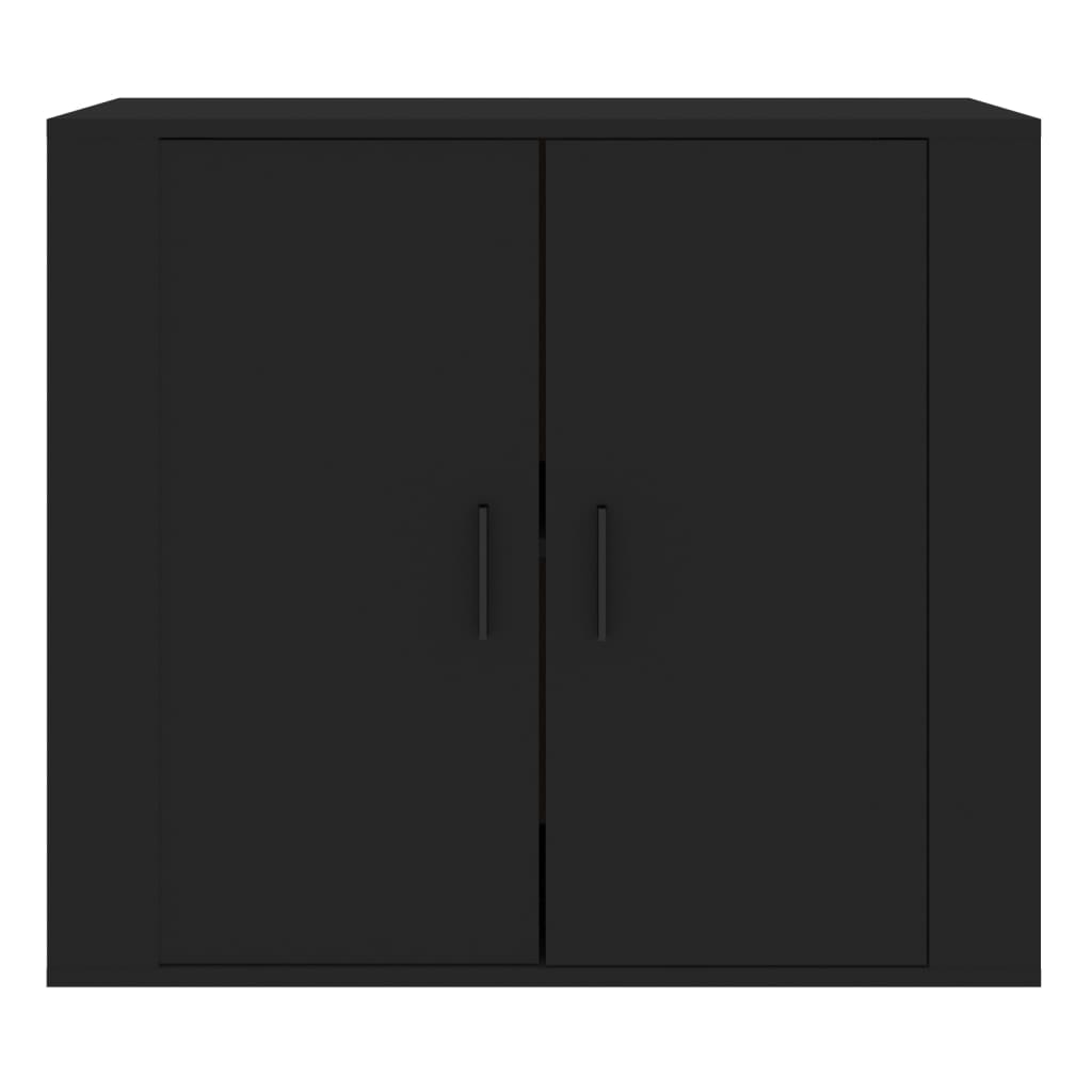 Sideboard Black 80x33x70 cm Engineered Wood