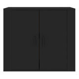 Sideboard Black 80x33x70 cm Engineered Wood