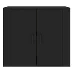 Sideboard Black 80x33x70 cm Engineered Wood