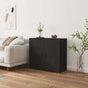 Sideboard Black 80x33x70 cm Engineered Wood