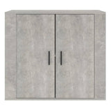 Sideboard Concrete Grey 80x33x70 cm Engineered Wood