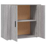 Sideboard Grey Sonoma 80x33x70 cm Engineered Wood - Top-Down View