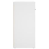 Sideboard White 80x33x70 cm Engineered Wood - 45-Degree Angle