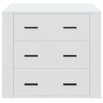 Sideboard White 80x33x70 cm Engineered Wood