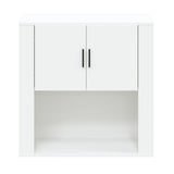 Wall Cabinet White 80x33x80 cm Engineered Wood - Side View
