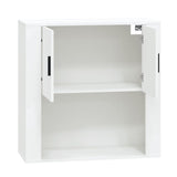 Wall Cabinet White 80x33x80 cm Engineered Wood - Top-Down View