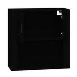 Wall Cabinet Black 80x33x80 cm Engineered Wood - Top-Down View