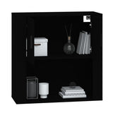 Wall Cabinet Black 80x33x80 cm Engineered Wood - Extra Image