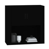 Wall Cabinet Black 80x33x80 cm Engineered Wood - Extra Image