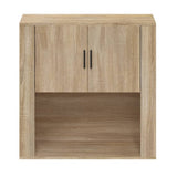 Wall Cabinet Sonoma Oak 80x33x80 cm Engineered Wood - Side View