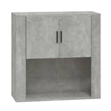Wall Cabinet Concrete Grey 80x33x80 cm Engineered Wood