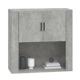 Wall Cabinet Concrete Grey 80x33x80 cm Engineered Wood - Extra Image