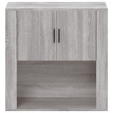 Wall Cabinet Grey Sonoma 80x33x80 cm Engineered Wood - Side View