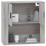 Wall Cabinet Grey Sonoma 80x33x80 cm Engineered Wood - Extra Image