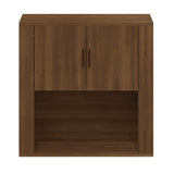 Wall Cabinet Brown Oak 80x33x80 cm Engineered Wood