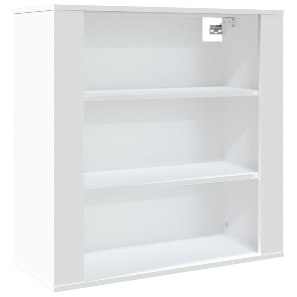 Wall Cabinet White 80x33x80 cm Engineered Wood