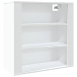 Wall Cabinet White 80x33x80 cm Engineered Wood - Front View