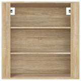 Wall Cabinet Sonoma Oak 80x33x80 cm Engineered Wood - Side View