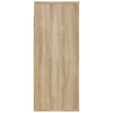 Wall Cabinet Sonoma Oak 80x33x80 cm Engineered Wood - Top-Down View