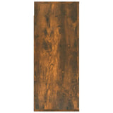 Wall Cabinet Smoked Oak 80x33x80 cm Engineered Wood - Top-Down View