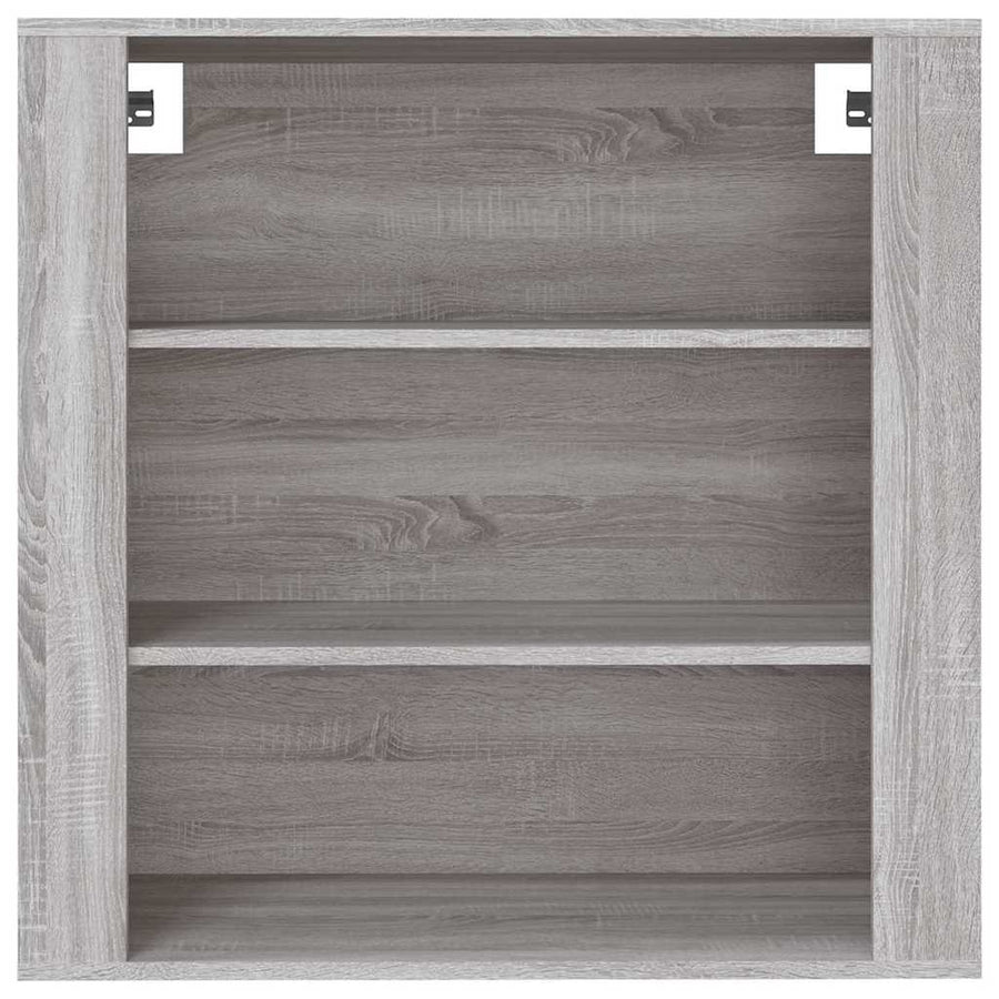 Wall Cabinet Grey Sonoma 80x33x80 cm Engineered Wood