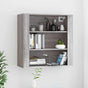 Wall Cabinet Grey Sonoma 80x33x80 cm Engineered Wood