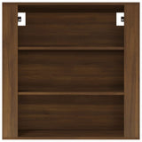 Wall Cabinet Brown Oak 80x33x80 cm Engineered Wood
