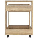 Desk Trolley Sonoma Oak 60x45x60 cm Engineered Wood