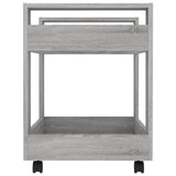 Desk Trolley Grey Sonoma 60x45x60 cm Engineered Wood