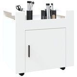Desk Trolley White 60x45x60 cm Engineered Wood - Top-Down View