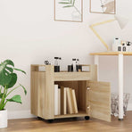 Desk Trolley Sonoma Oak 60x45x60 cm Engineered Wood