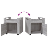 Desk Trolley Grey Sonoma 60x45x60 cm Engineered Wood - Extra Image