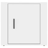 Bedside Cabinet White 50x39x47 cm - 45-Degree Angle