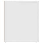 Bedside Cabinet White 50x39x47 cm