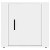 Bedside Cabinets 2 pcs White 50x39x47 cm - Rear View