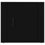 Bedside Cabinet Black 50x39x47 cm