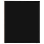 Bedside Cabinet Black 50x39x47 cm